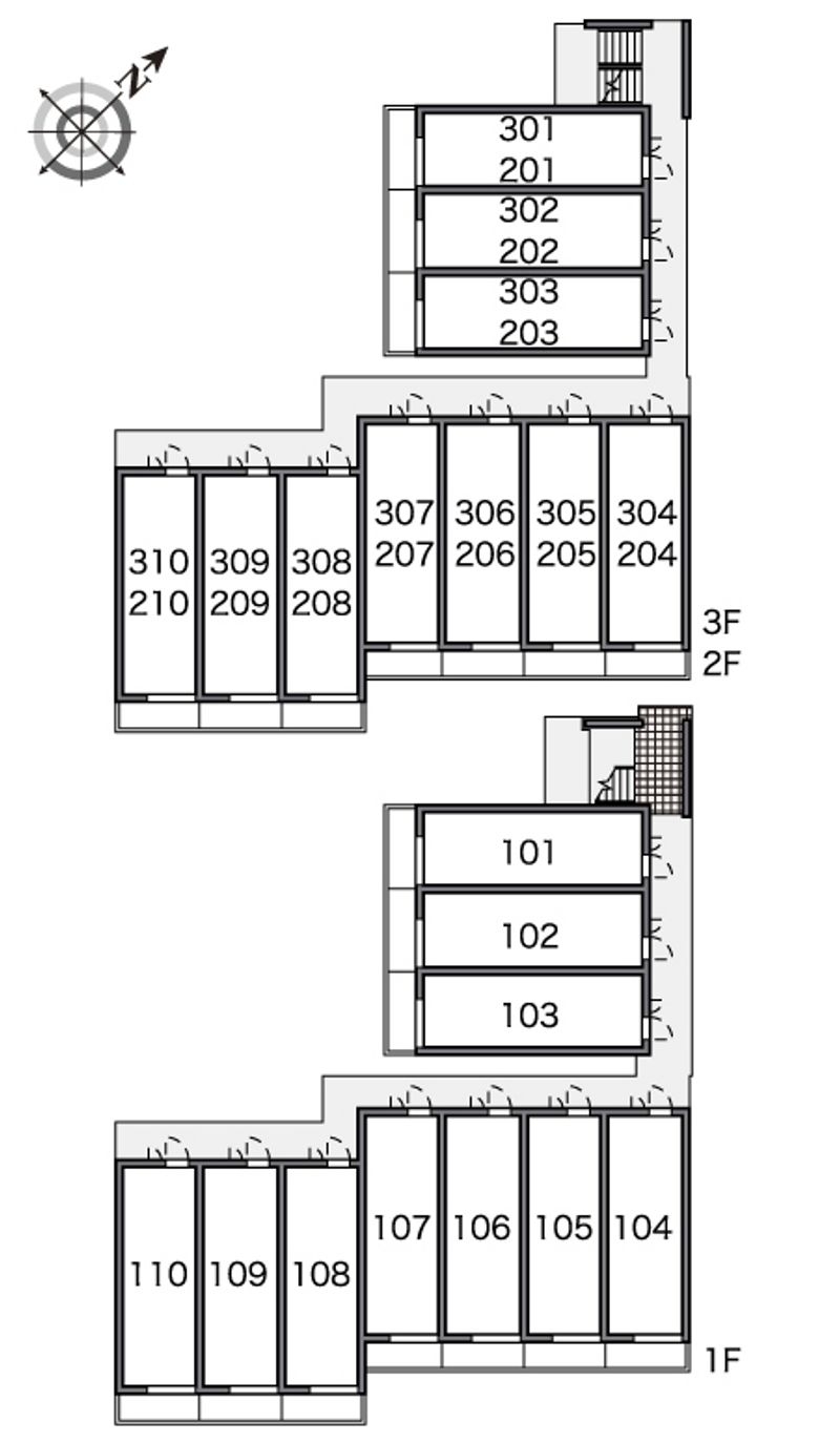 レオパレスエスペランサ 間取り配置図