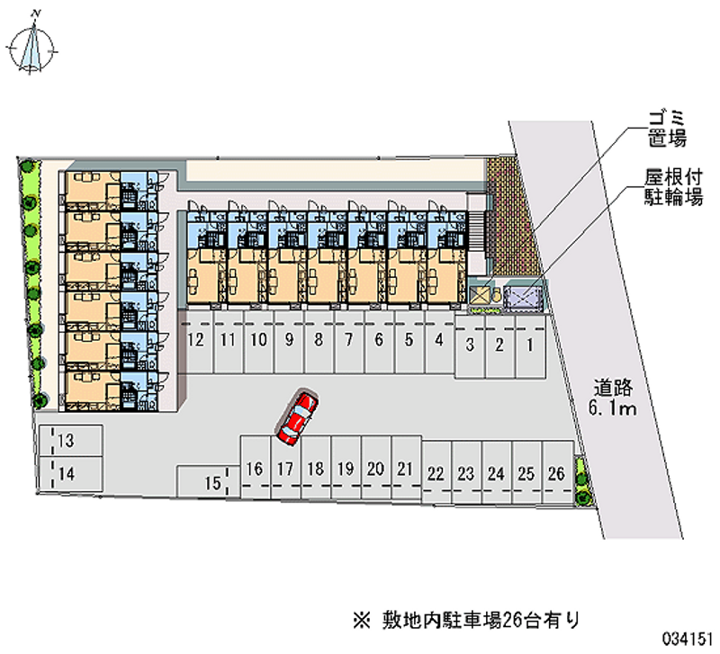 34151 Monthly parking lot