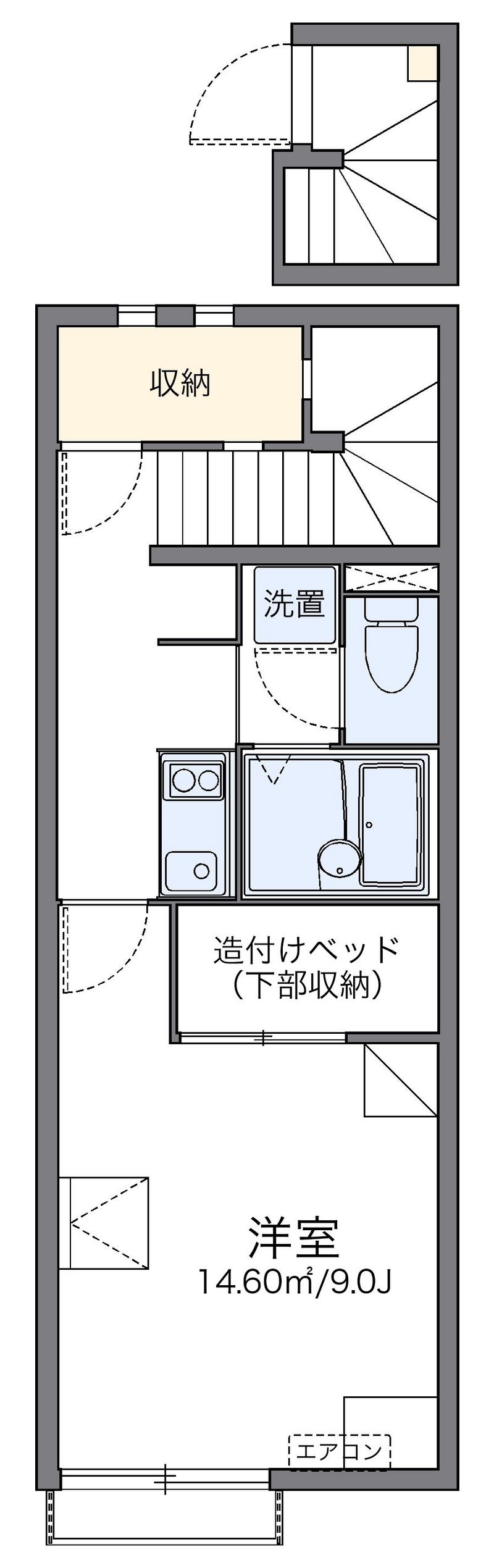レオネクストオリザ田無Ⅱ 間取図
