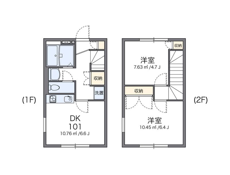 レオパレスＭ 間取図