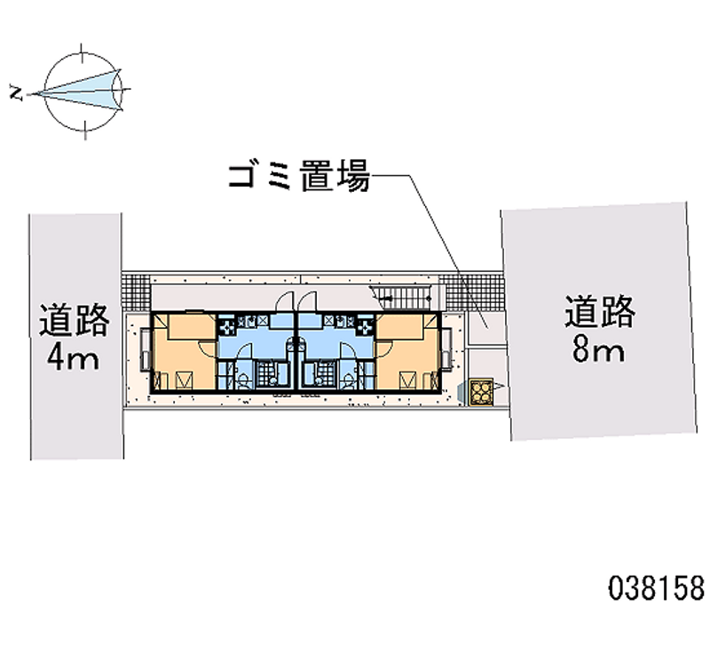 レオパレスさくら 区画図