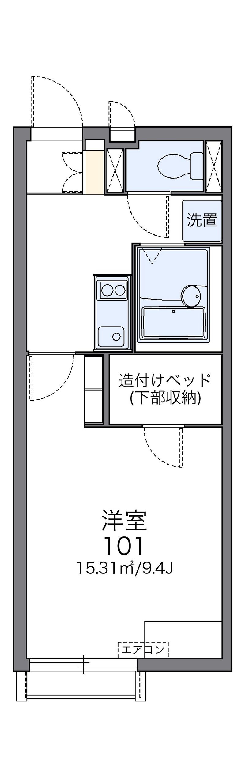 レオネクストアゼリアコート 間取図