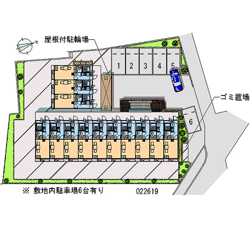 レオパレス美国 月極駐車場