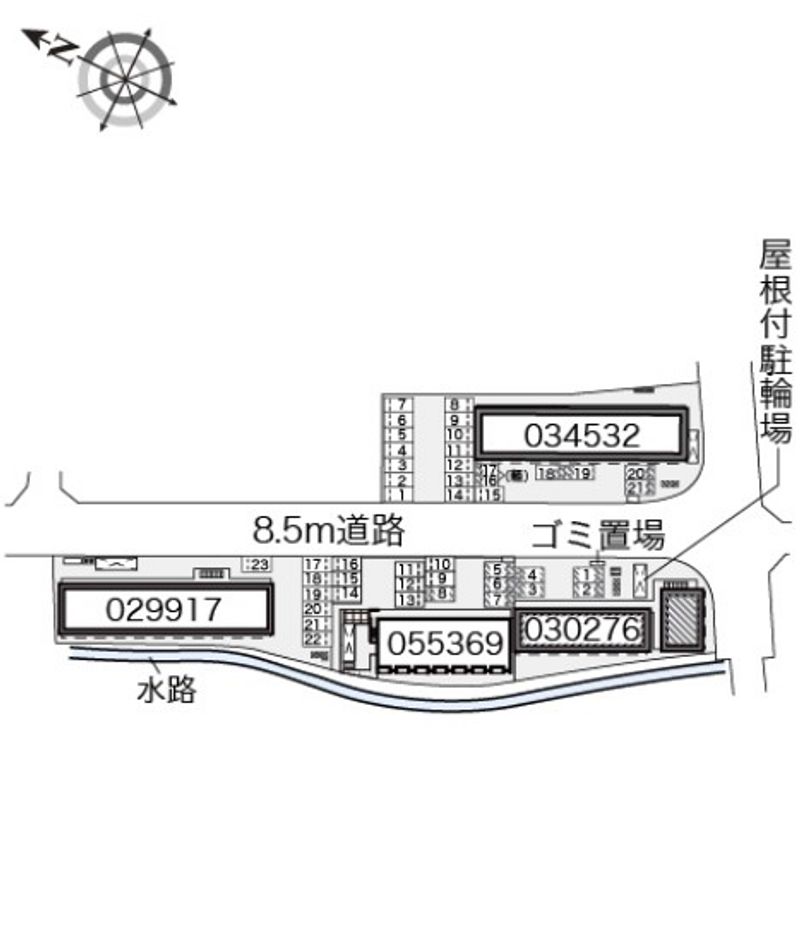 レオパレス大田南館 駐車場