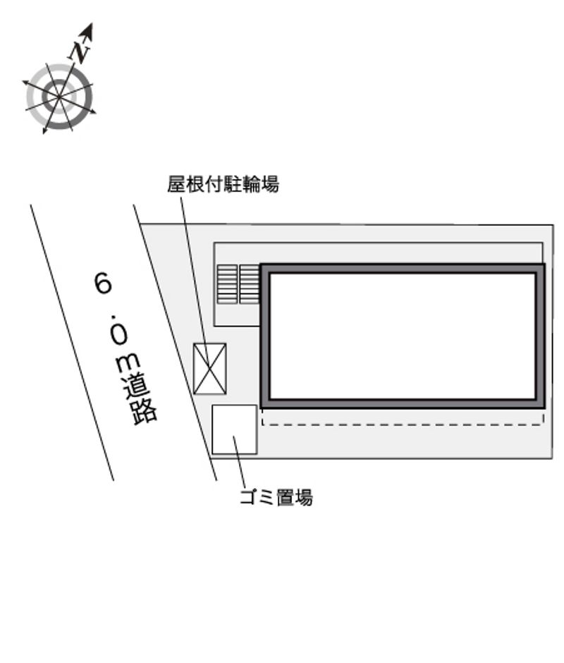 レオパレスリモーネⅡ 配置図