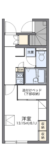 レオパレスコリーヌ 間取り図