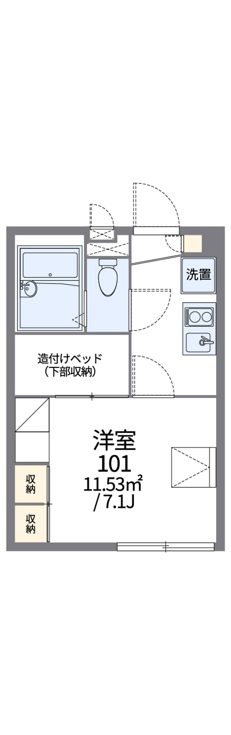 レオパレスＭＲⅡ 間取図