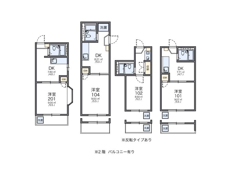 レオパレスＡＳＡＮＯ 間取図