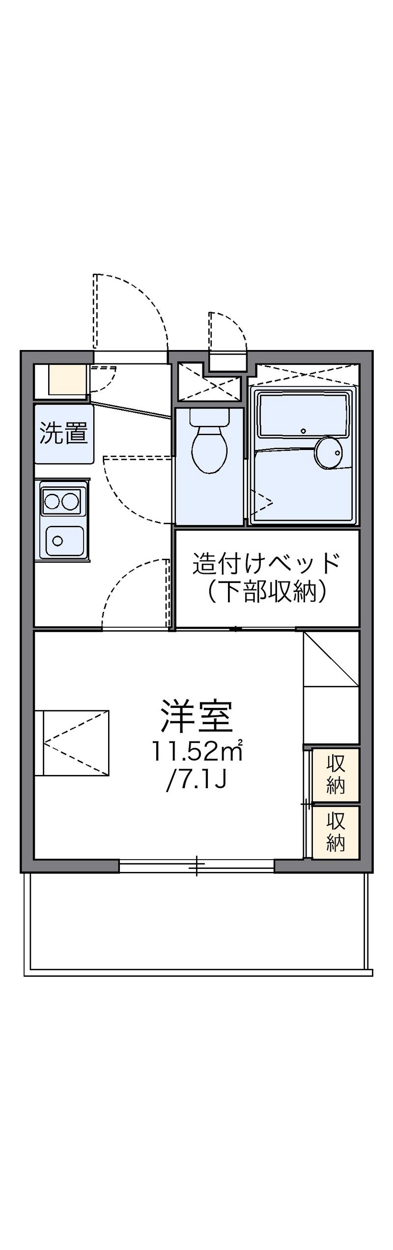 レオパレスＭＯＡ 間取図