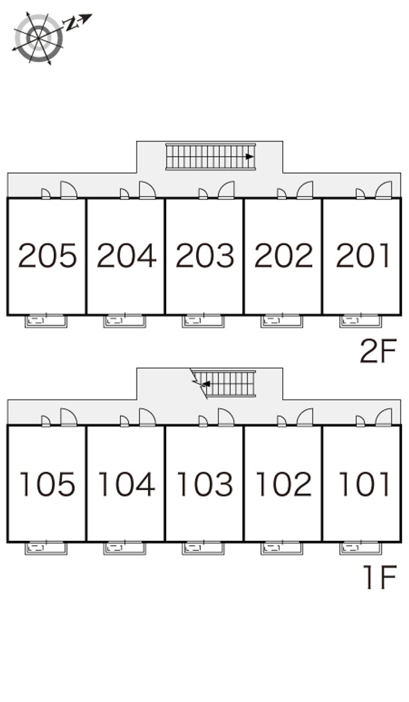 レオパレスブリリアント 間取り配置図