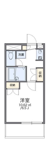 レオパレスヒルズ日野 間取り図