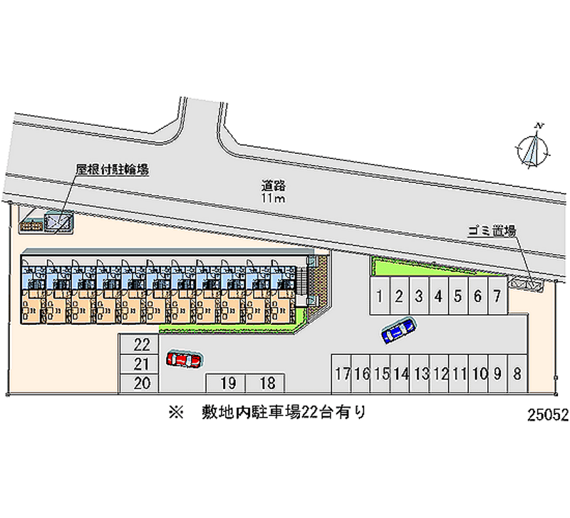 レオパレスドエル 月極駐車場