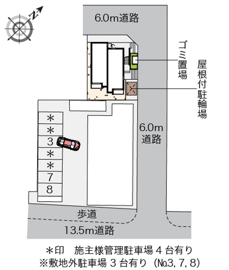 ミランダフェリオ 配置図