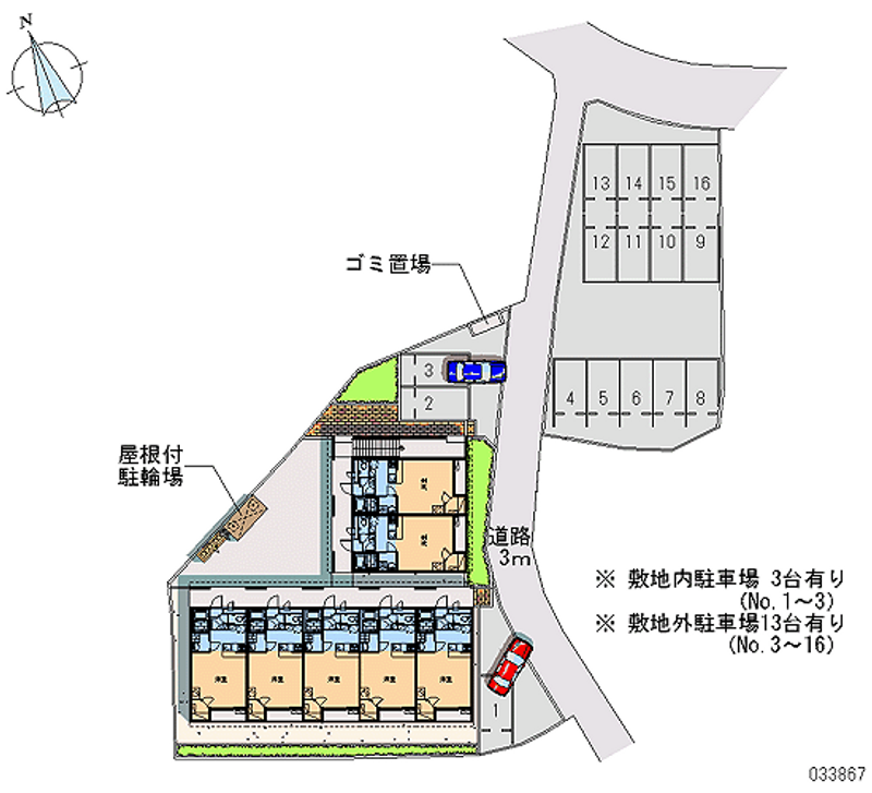 33867 Monthly parking lot