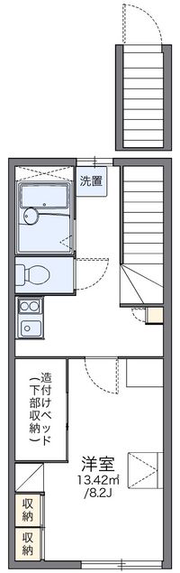 レオパレス平田 間取り図