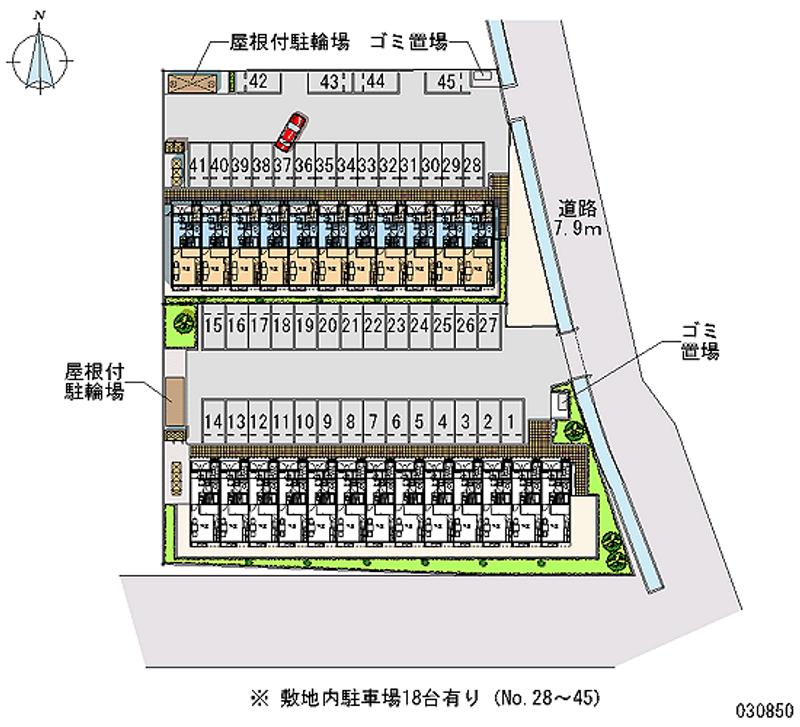 30850 Monthly parking lot