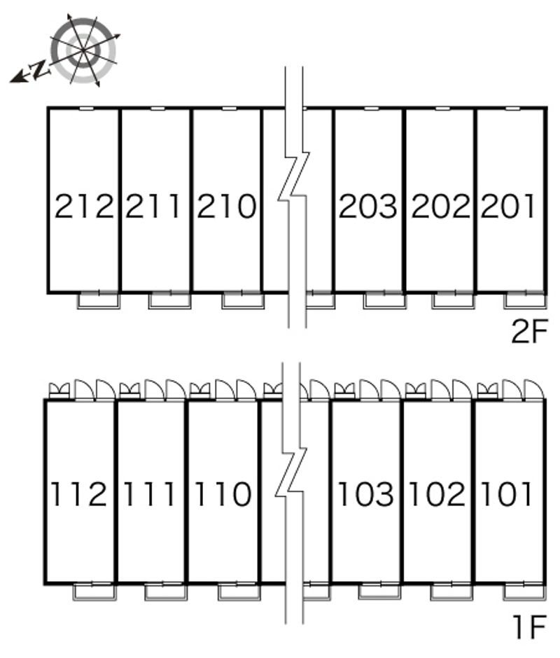 レオパレスディアコート　ＫＩ 間取配置図