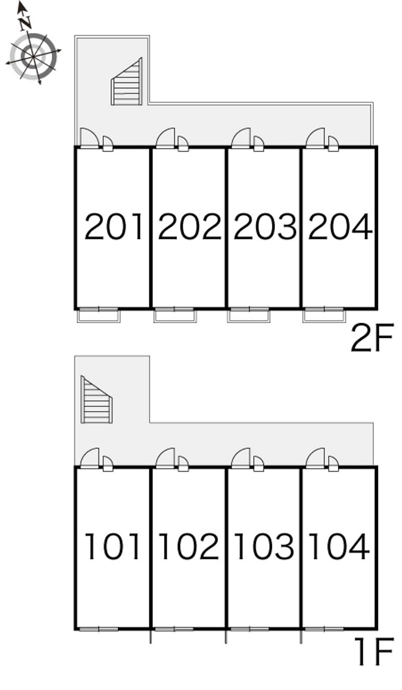 レオパレスＫＩＭＵＲＡ 間取配置図
