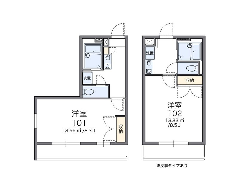 レオパレスみその 間取図