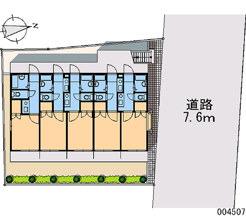 レオパレス立川第３ 区画図