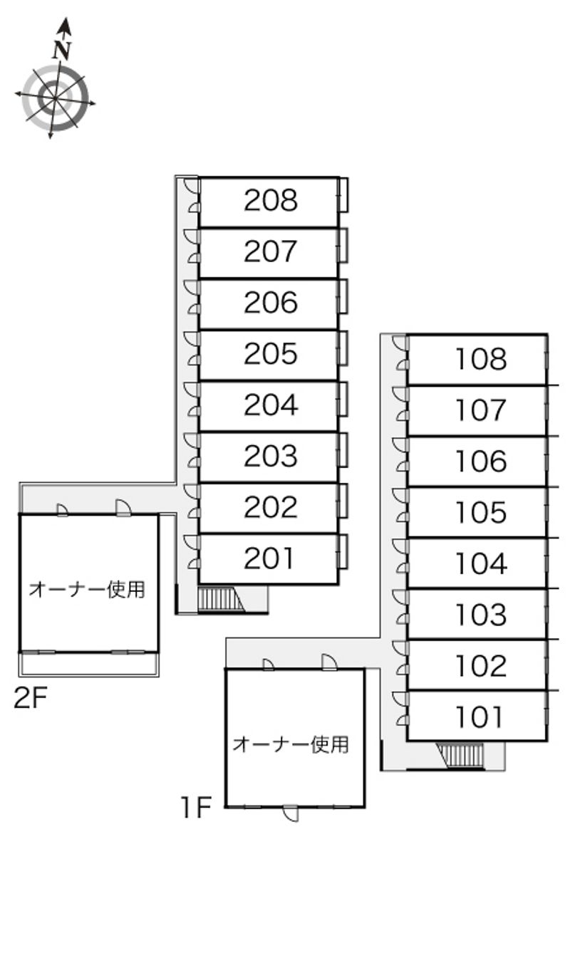 レオパレスプリマベーラ 間取配置図