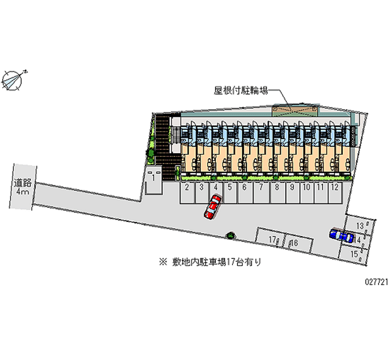 レオパレスＫＡＭＥＬＥＯ 月極駐車場