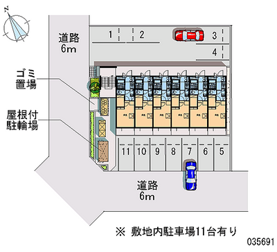 35691 Monthly parking lot