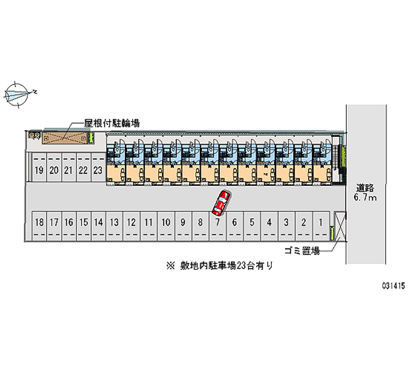 31415 bãi đậu xe hàng tháng