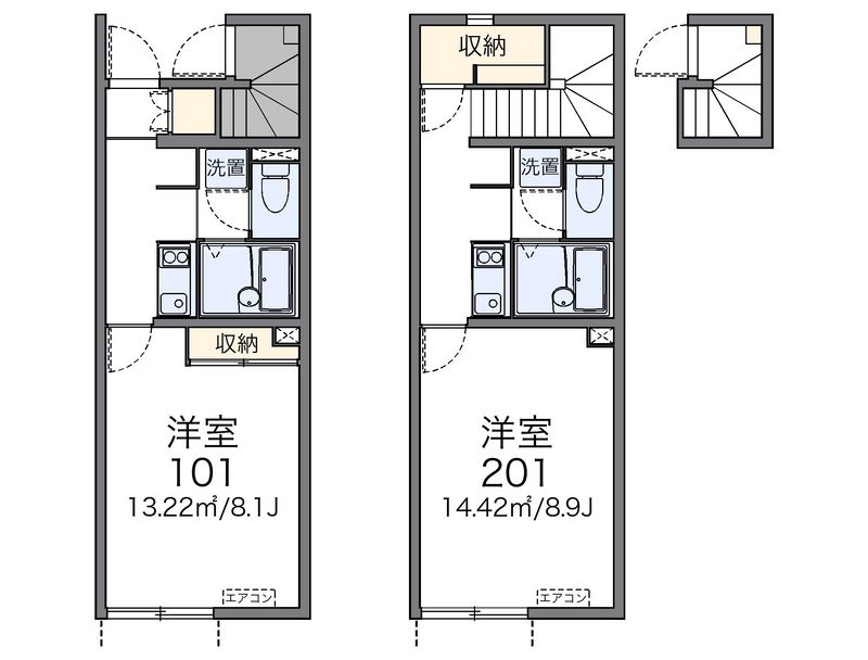 レオネクストエスポワール中沢 間取図