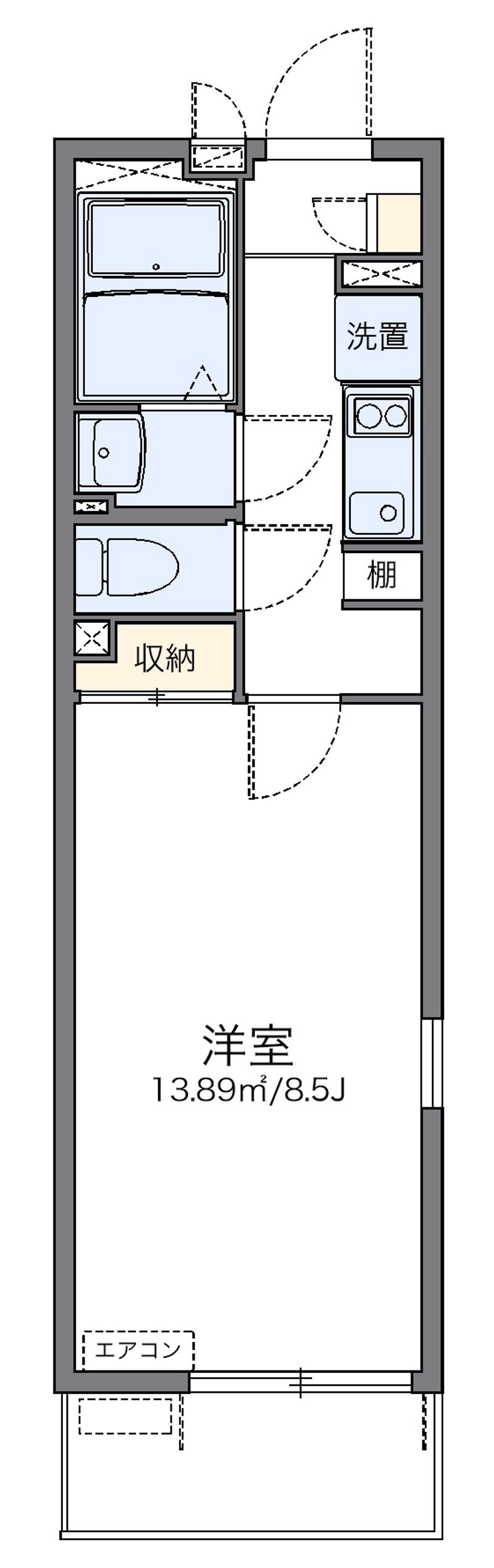 レオネクストひまわり 間取図
