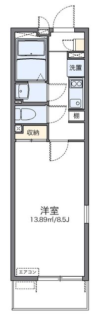 レオネクストひまわり 間取り図