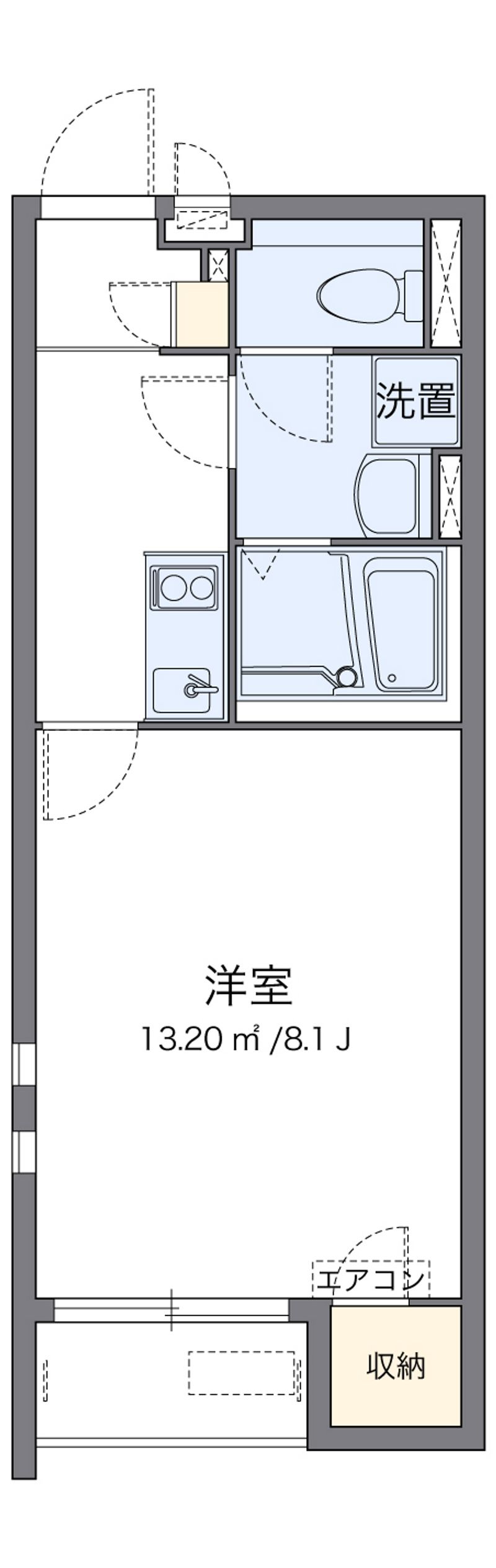 クレイノ浜御殿 間取図