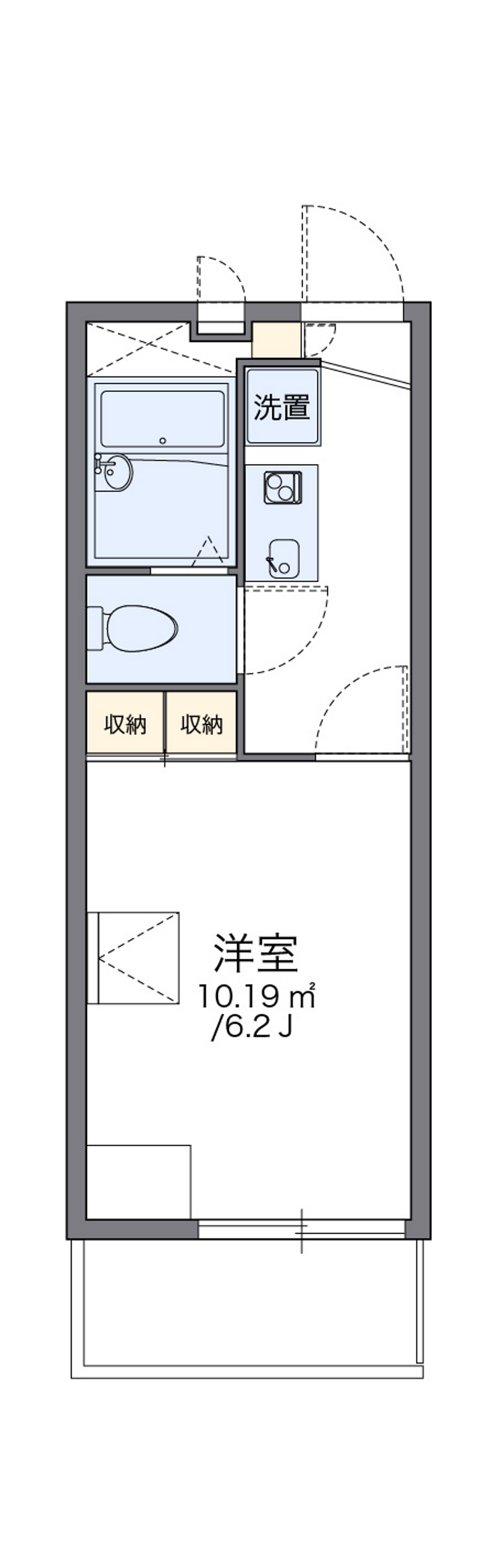 レオパレスアムール 間取り