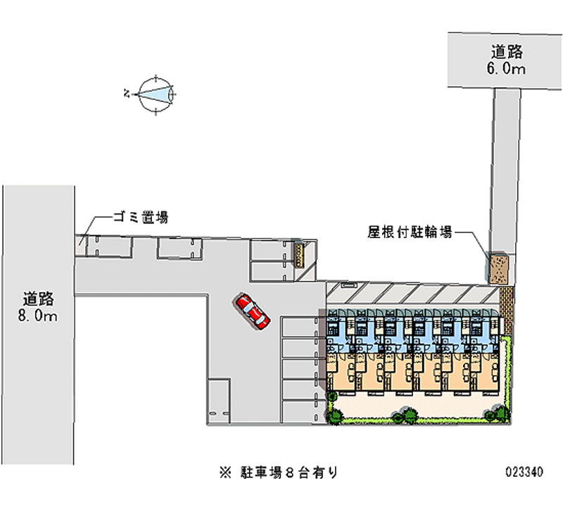 23340 Monthly parking lot