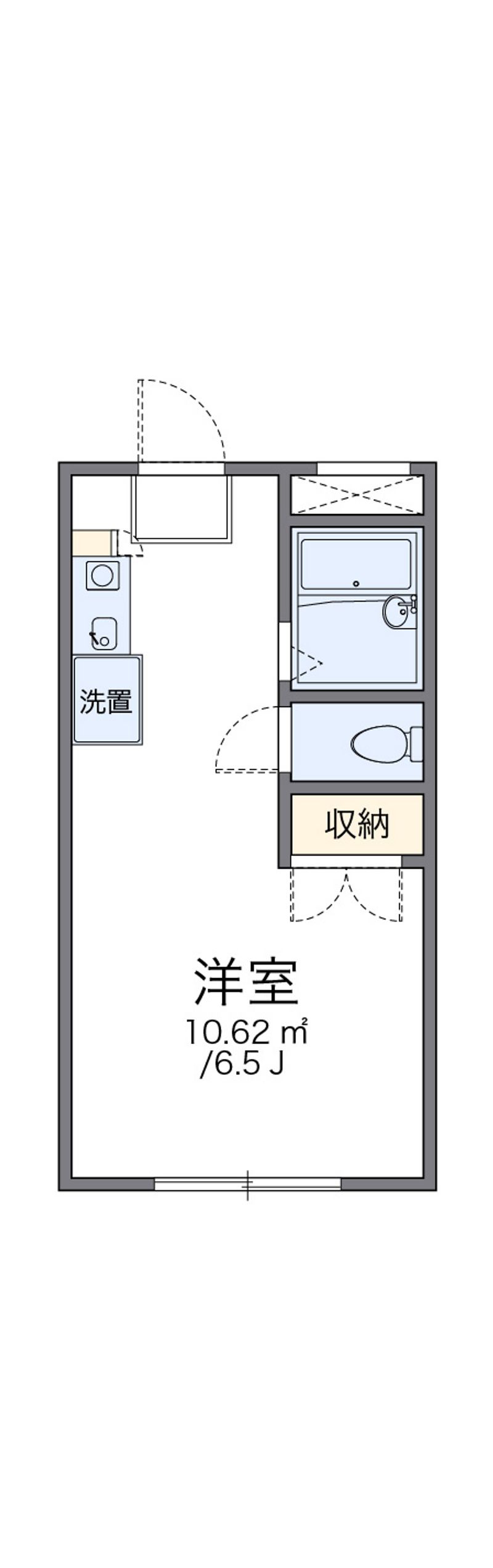 レオパレスルミエール 間取図