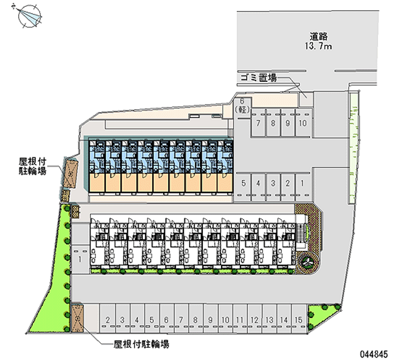 44845 Monthly parking lot