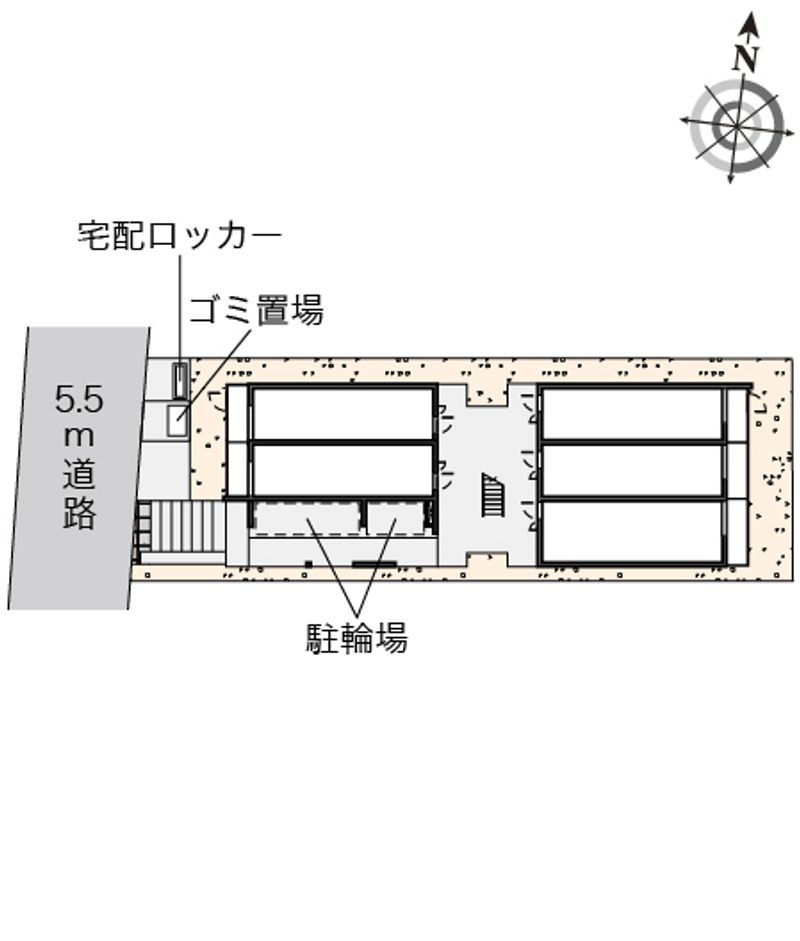 クレイノアーバン　大宮 配置図