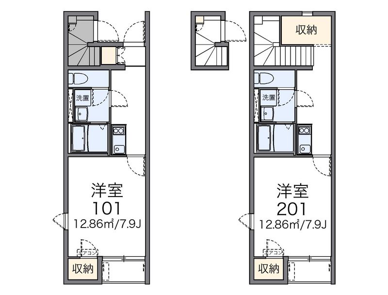 レオネクストあさか野 間取図