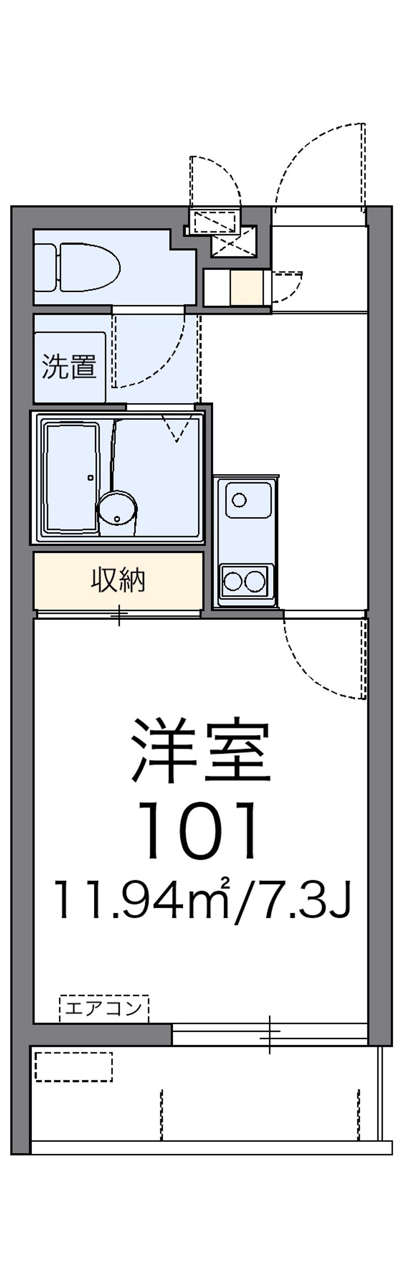 レオネクストうむさの森 間取図
