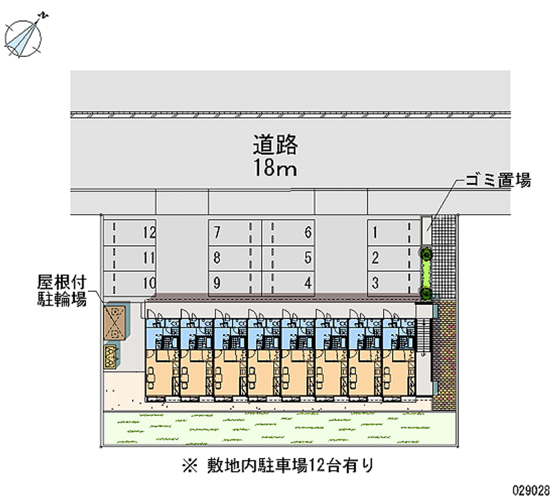 レオパレスＨＩＲＡＫＩ　７２ 月極駐車場