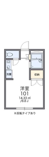 レオパレスＦＵＬＬＨＯＵＳＥ 間取り図