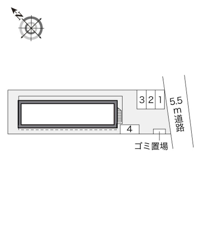 レオパレスシェル　ガーデン 配置図