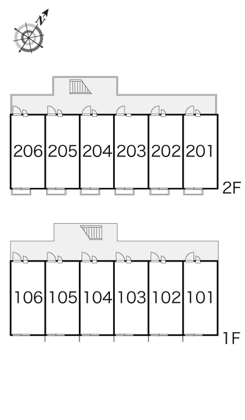 レオパレスセーヴェ 間取り配置図