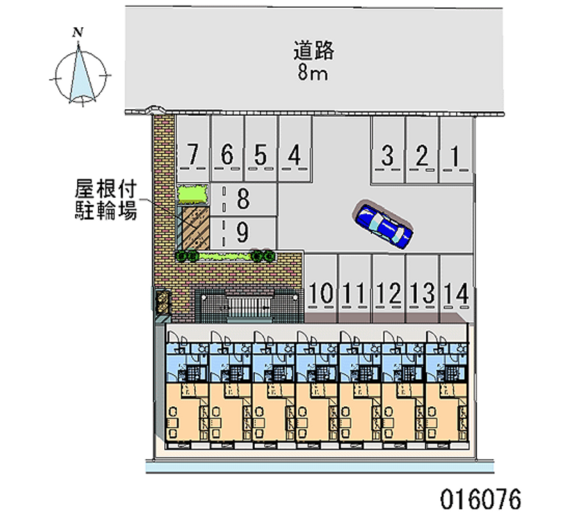 16076 bãi đậu xe hàng tháng