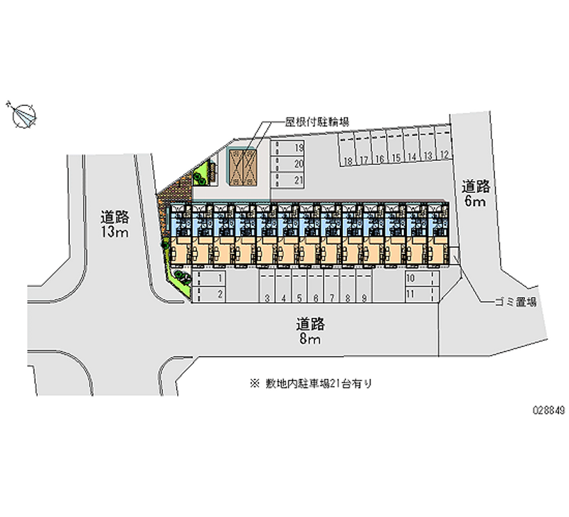 28849月租停車場