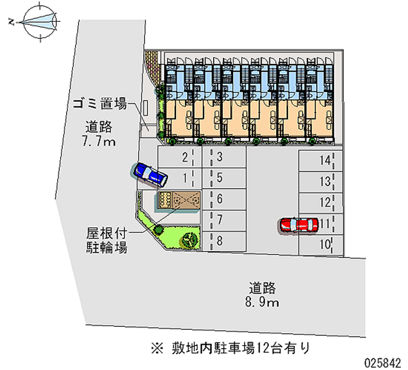 25842 Monthly parking lot