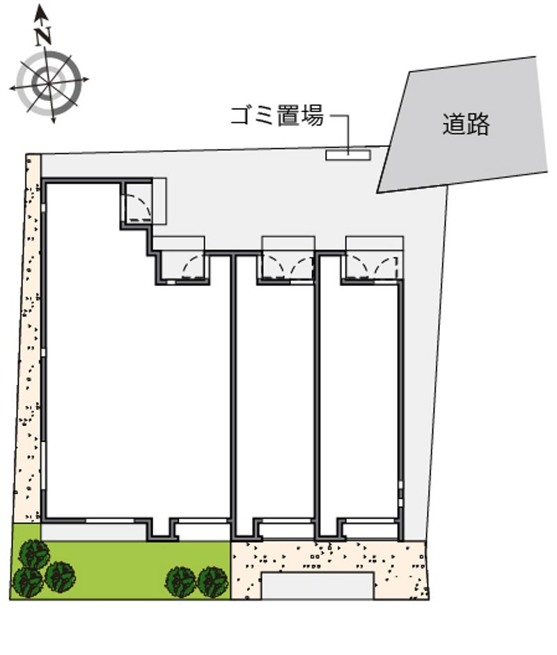 クレイノメゾン芙蓉 配置図