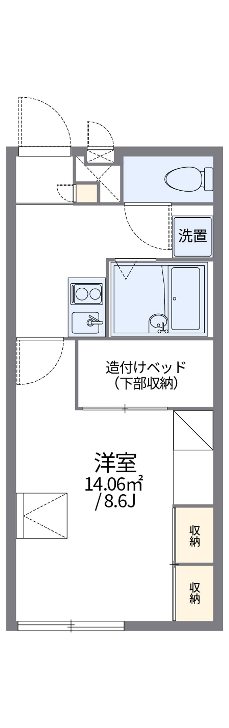 レオパレスアゼリアⅡ 間取図