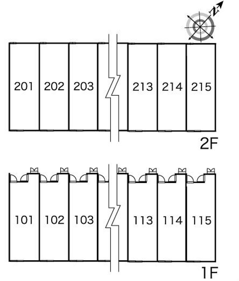 レオパレスさくらＴＮ 間取配置図