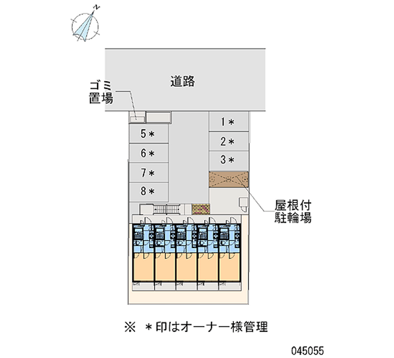 レオパレス兵庫駅南通り 区画図
